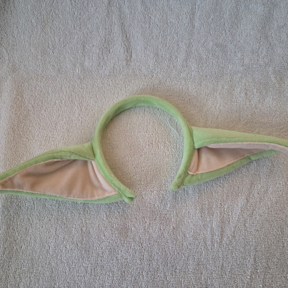 Green and Pink Ear Headband